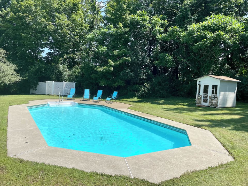 Pool and Finnish Sauna