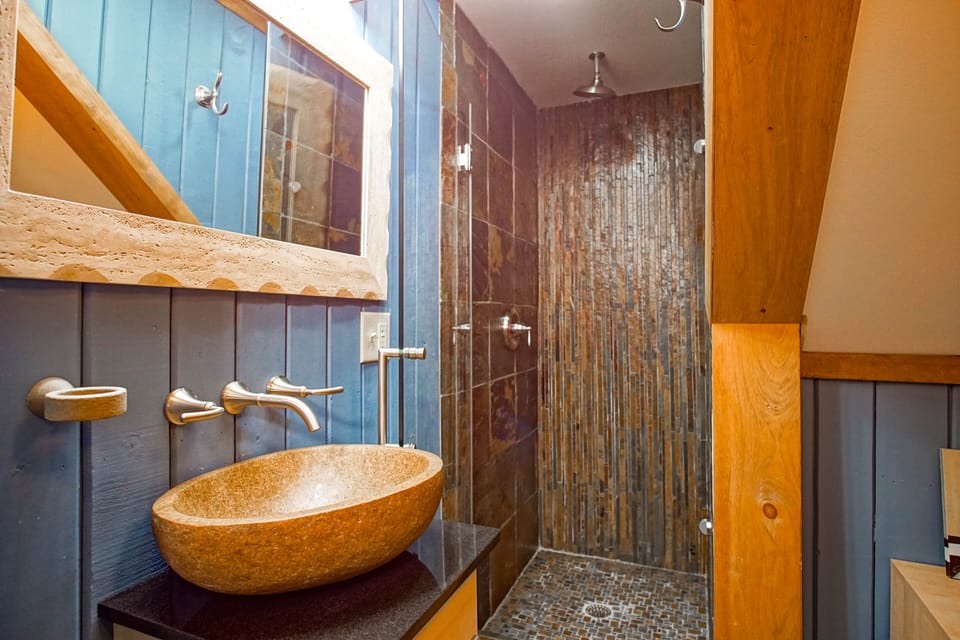 First floor bathroom with standing shower
