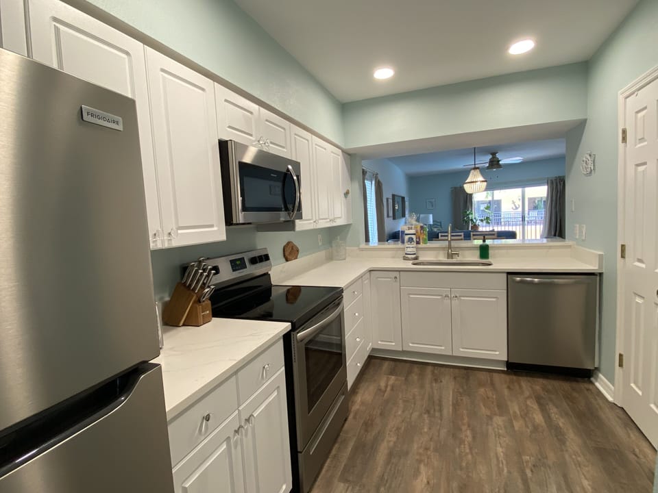 All new appliances and quartz countertops