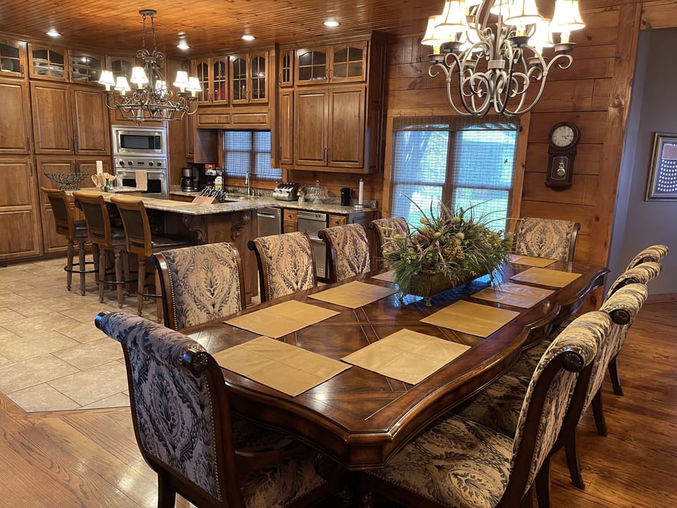 Kitchen and dining room table 