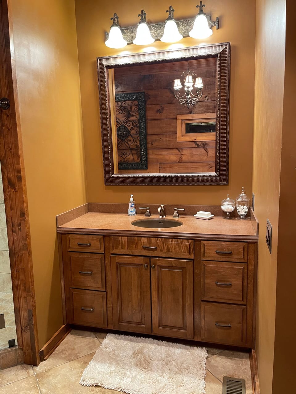 Master bathroom vanity 