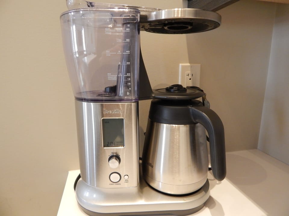 Brand new high end 12 cup coffee machine to get your day started right.