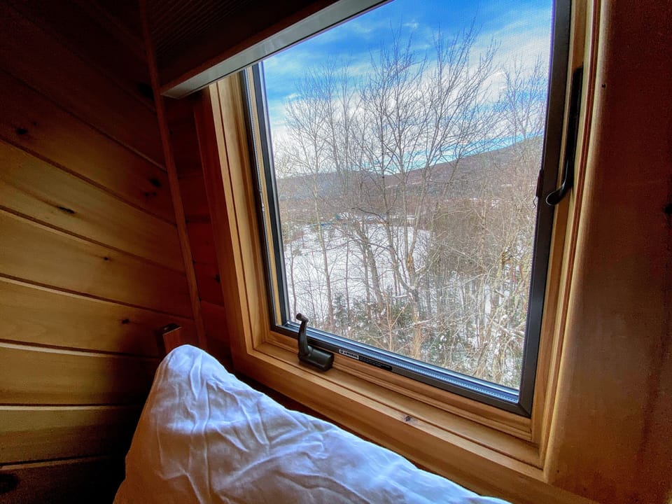 Out the loft window