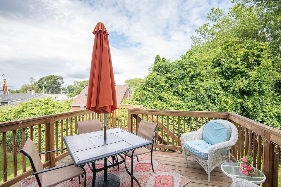 Deck off kitchen/great room 