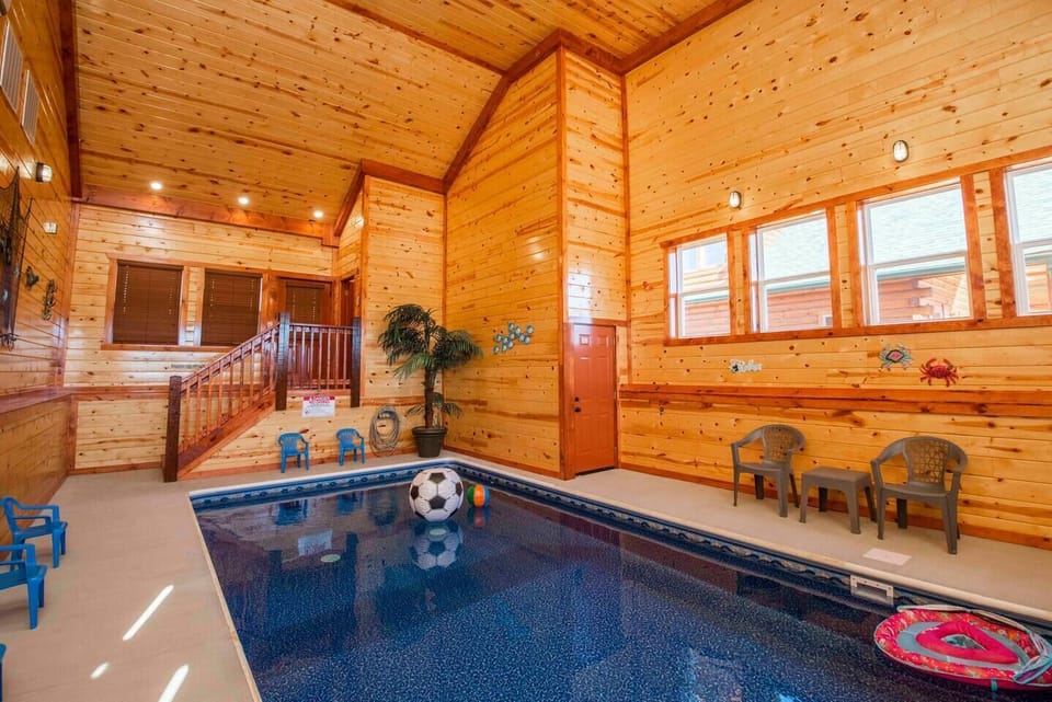 Private indoor heated pool