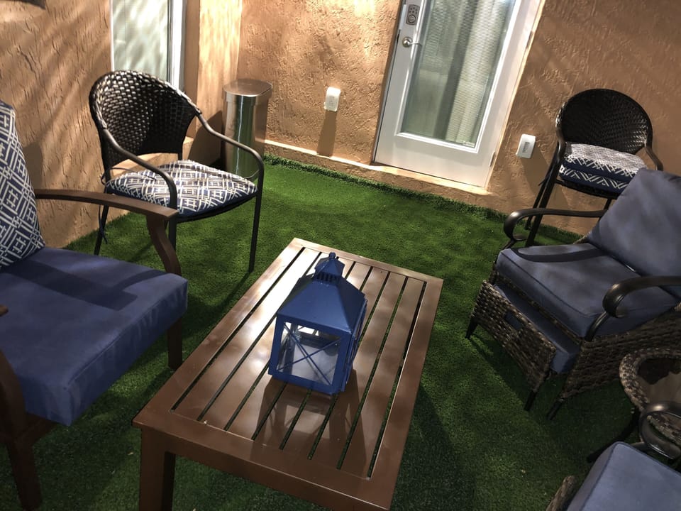 Private patio