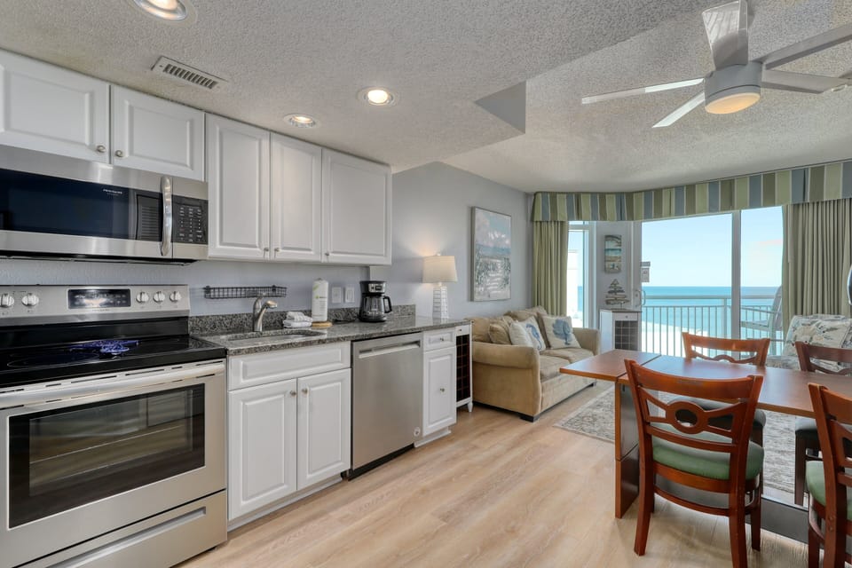Kitchen with all the modern conveniences of home
