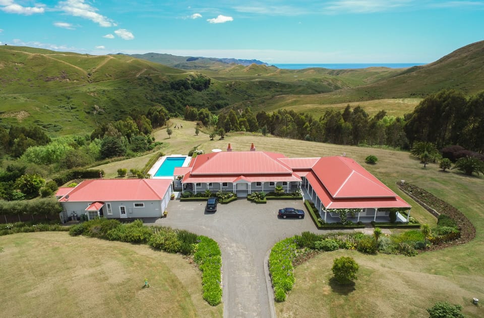 Cape South Estate with Cottage on the left