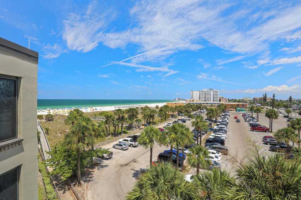 View from the Balcony of Gulf Strand Resort 506