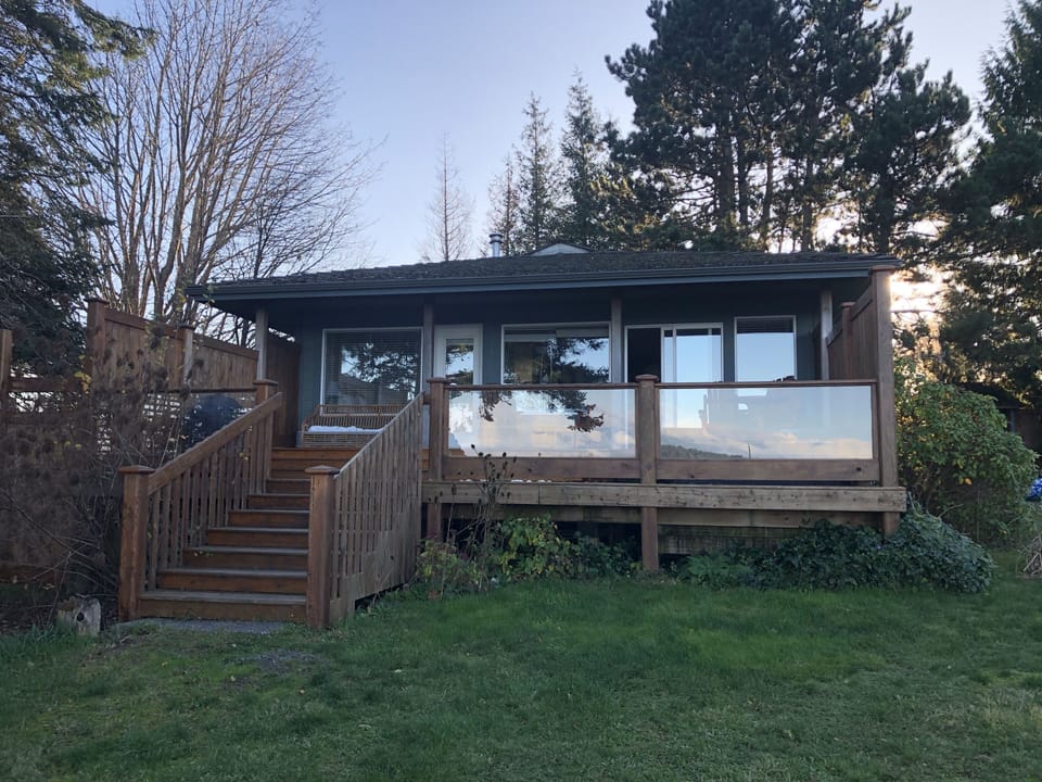 Ocean side of cottage