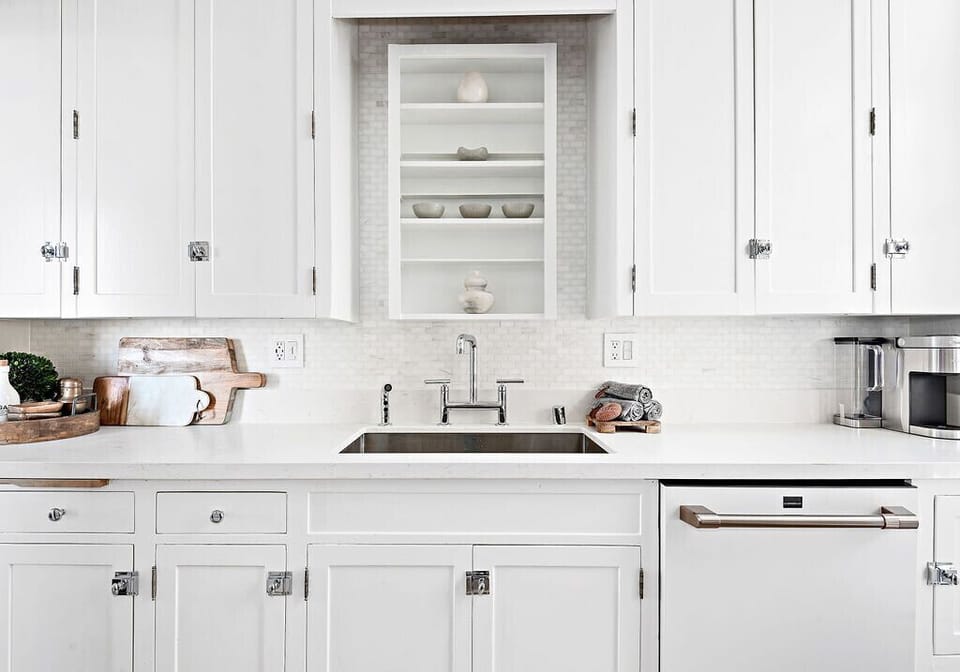 Original custom Congdon kitchen at Pumphouse on Lake Superior