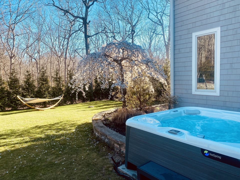 *Brand new* four-season hot tub