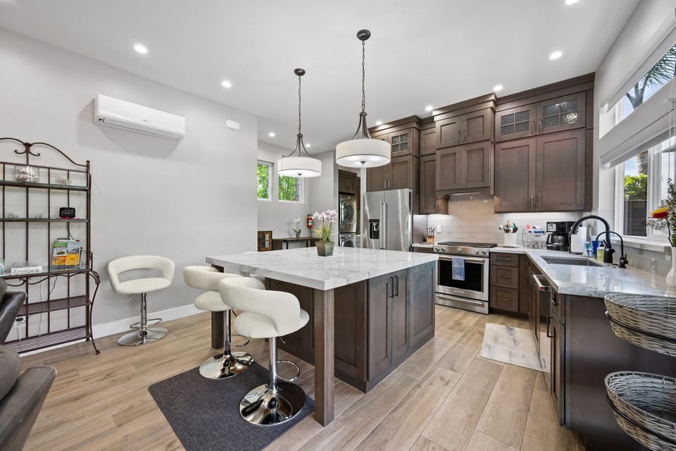 Beautiful Quartz Island with seating