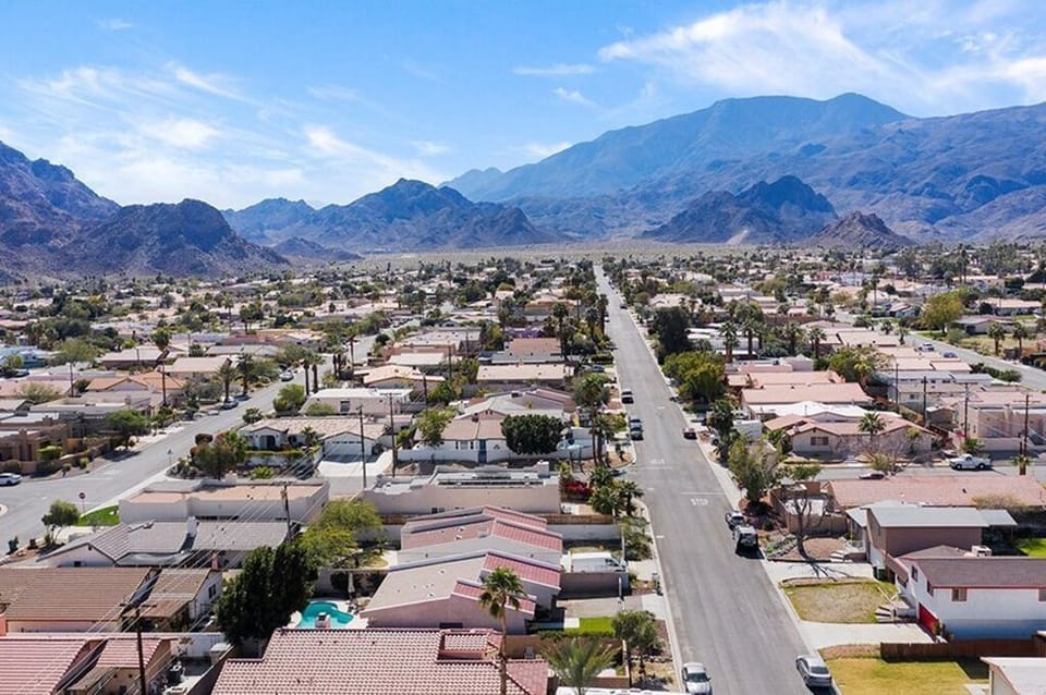 Surrounded by gorgeous mountains in the cove