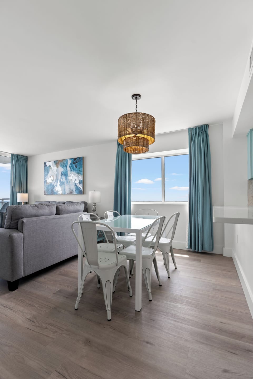 Dining area with ocean view!