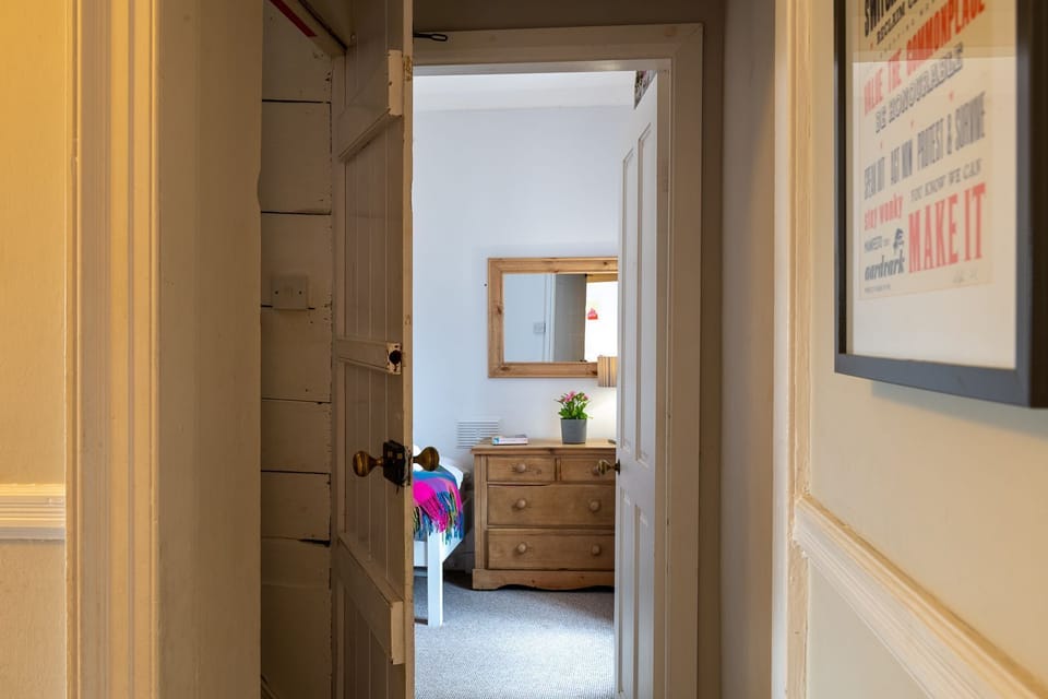 Ty Fferam Bailey Hallway and staircase to 2nd floor