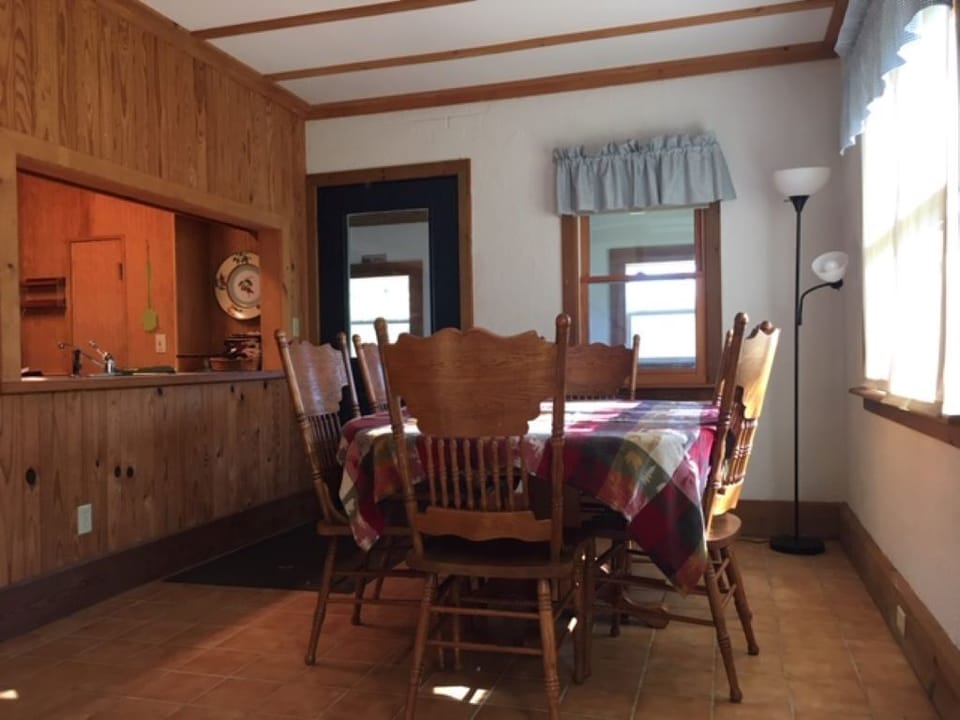 First floor dining area.
