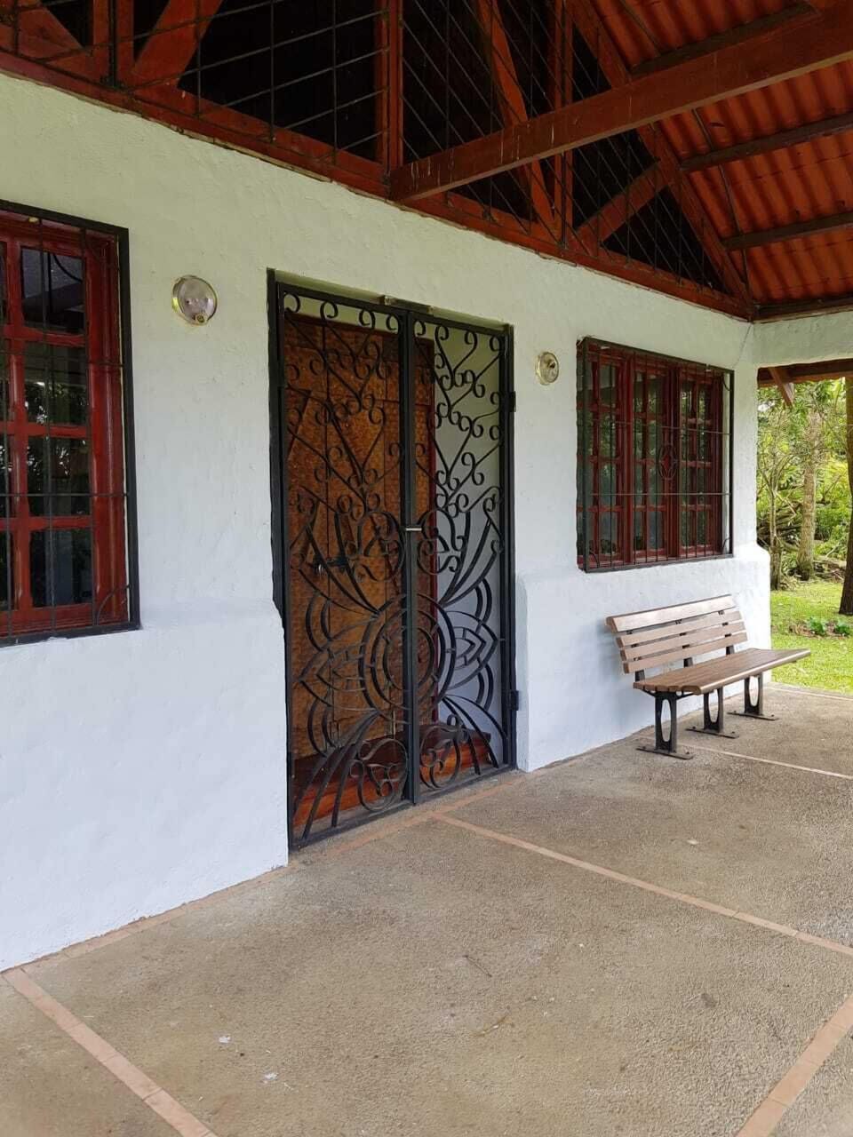 Front door and porch
