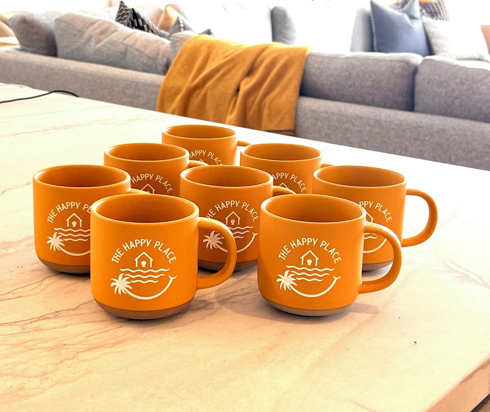 All smiles happening here starting with morning java :))