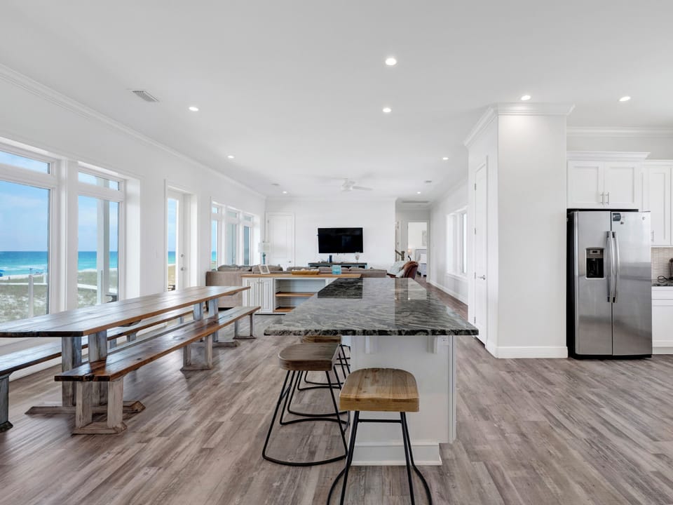 Dining Area - Table and Bar Seating - First Floor