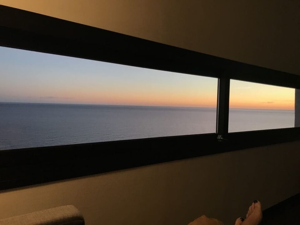 view from the TV-room on the loft