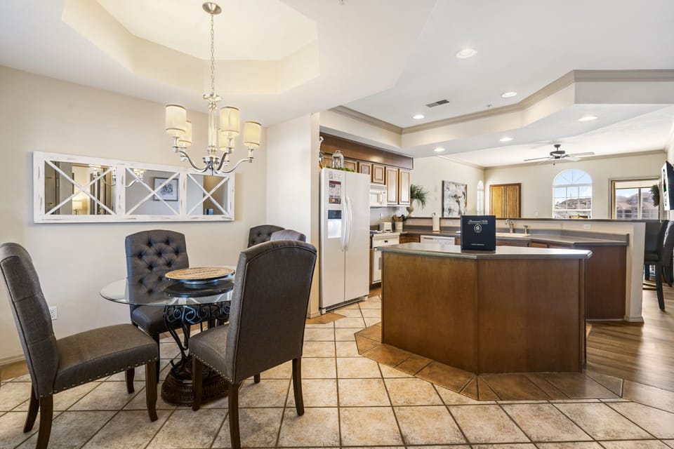 Open Floor Plan from Dining to Kitchen Area