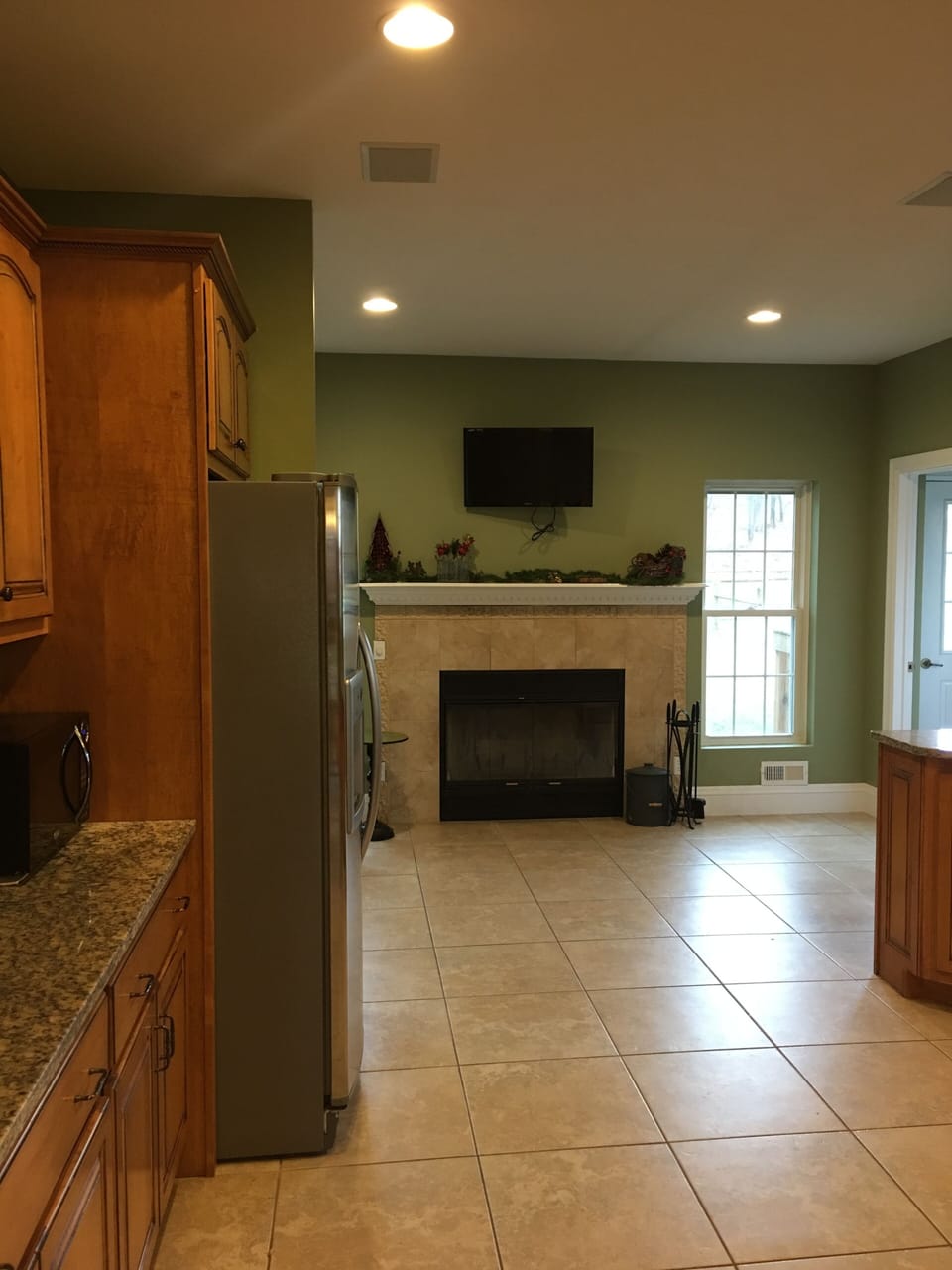 Kitchen Fireplace