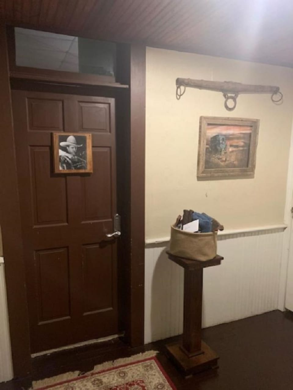 Tom Mix Suite entrance door