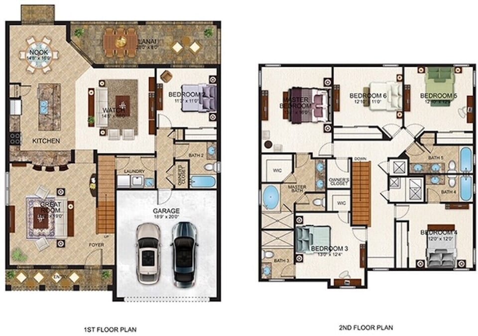 Floor plan. Only for space, disregard furnishing arrangements as it is only illustrative.