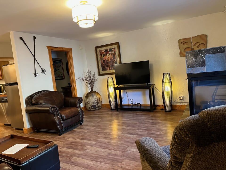 Enjoy streaming entertainment on the Smart TV in the living room