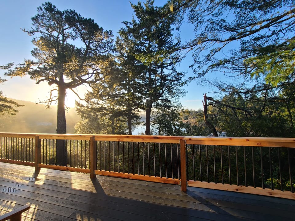 You'll want to spend all your time on the deck!