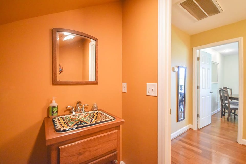 Half Bath directly across from the King bedroom