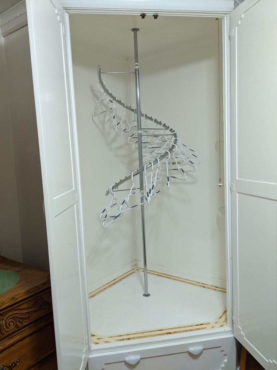 The guest bedroom closet.