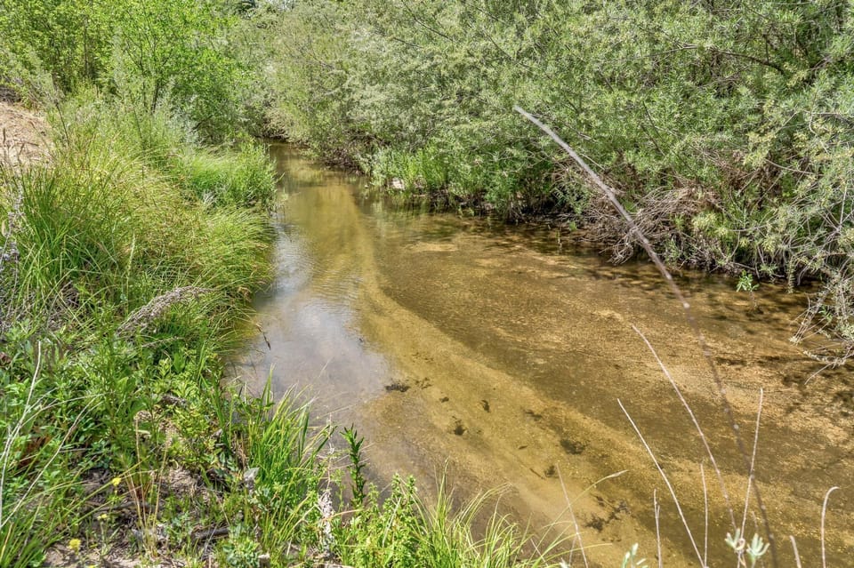 Explore the Year Round Fresno River  at the Very Back of the Property
