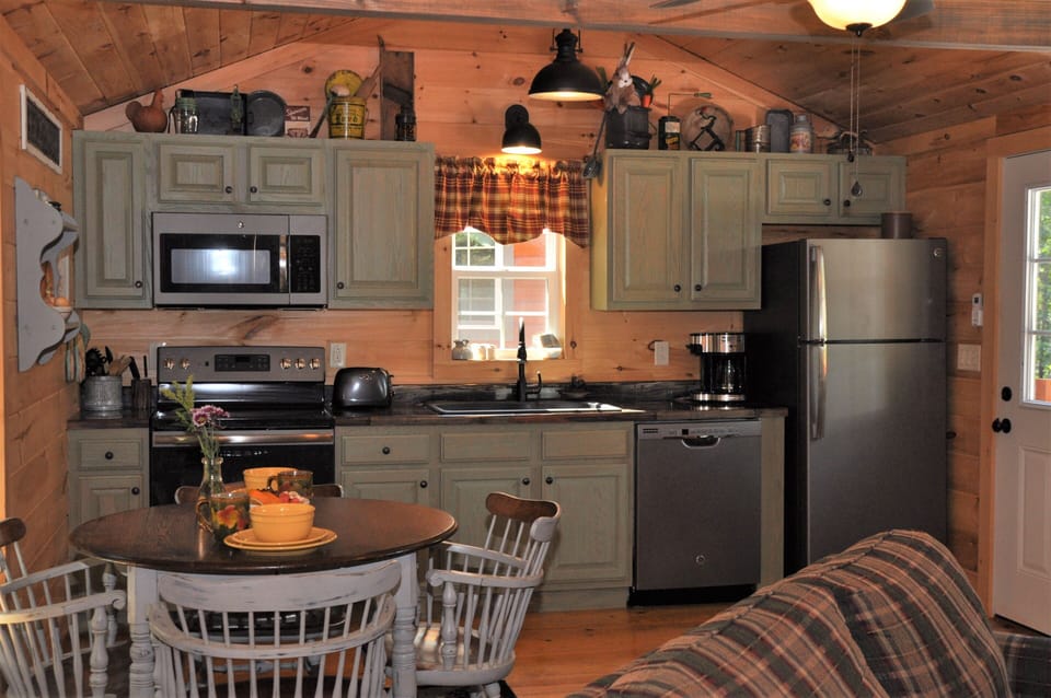 Stove, oven, microwave, coffee maker, toaster