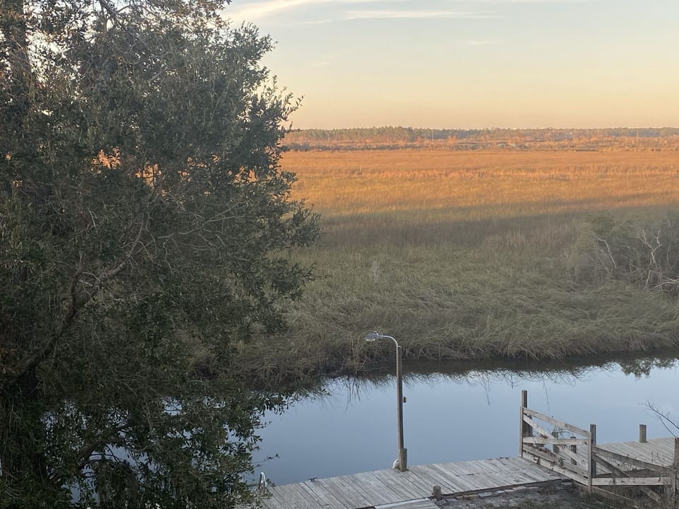 View from the second-floor deck