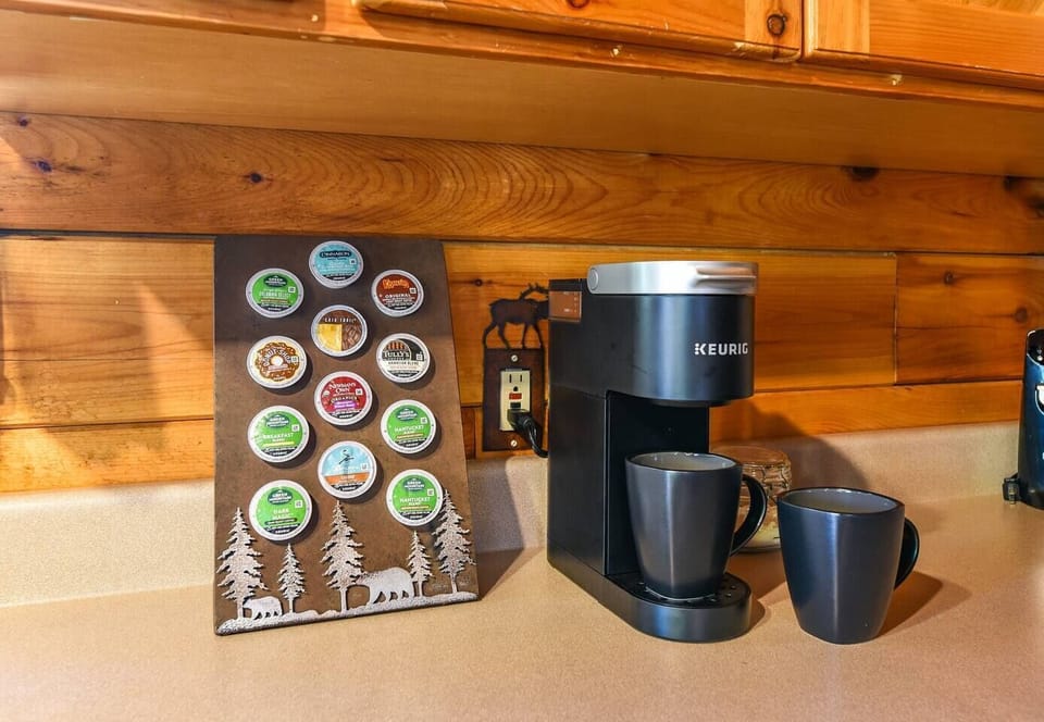 Keurig Mini to Brew a hot cup of coffee, tea or brew your own favorite grounds