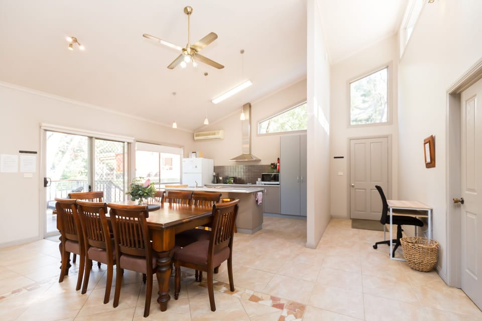 Dining area: A cozy space for shared meals and conversations.