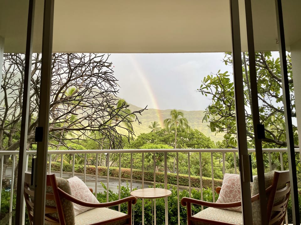 Rainbow from lanai