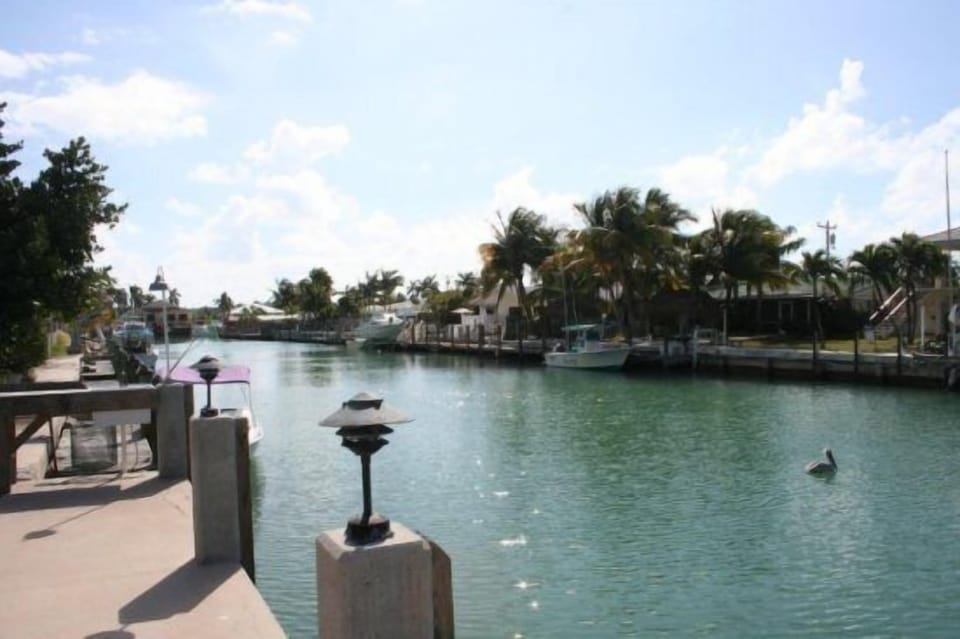 Wide canal leading to the Ocean & Bay
