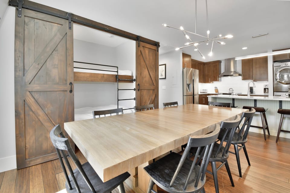 Dining table.