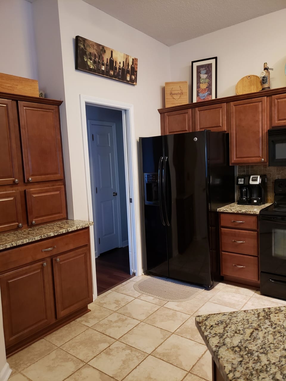 Kitchen-stocked with cookware, dinnerware, flatware,drinkware