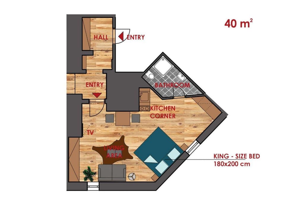 Plan of Studio Area