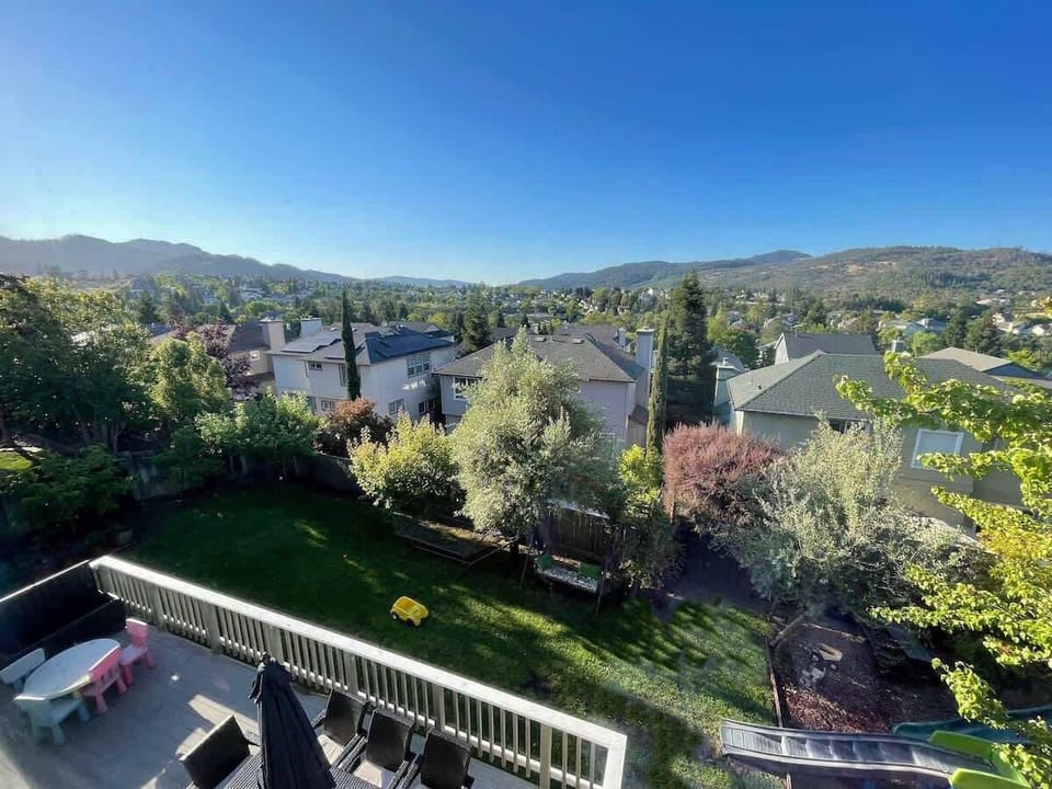 Stunning panoramic views right from the Master Bedroom.