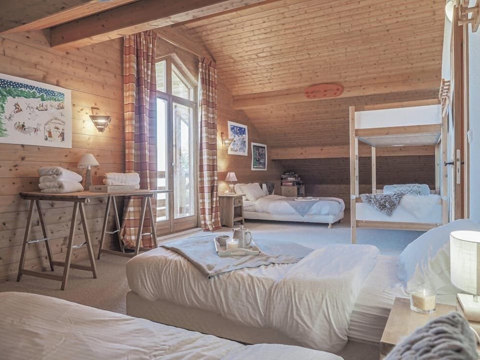 Large dormitory bedroom ideal for kids