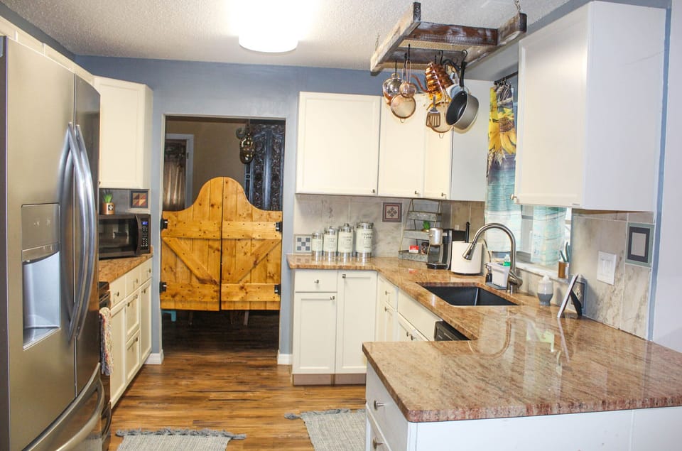 Kitchen with everything you need to cook favorite home cooked meals