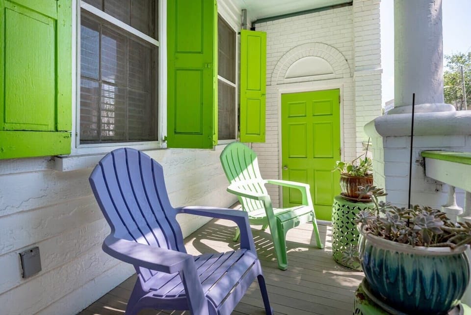 Come enjoy a cup of coffee on our historic porch 
