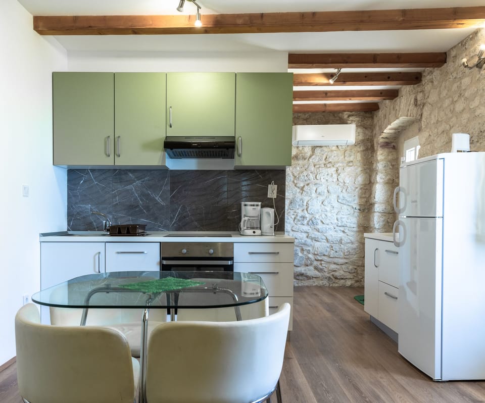 Fully equipped kitchen on the first floor
