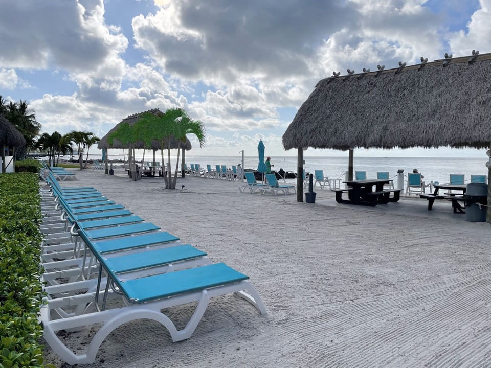 Our beautiful private beach