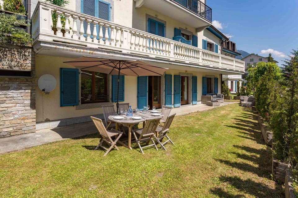 Pothecary apartment has a lovely sunny garden